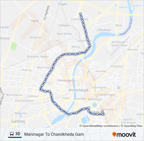 3D bus Line Map