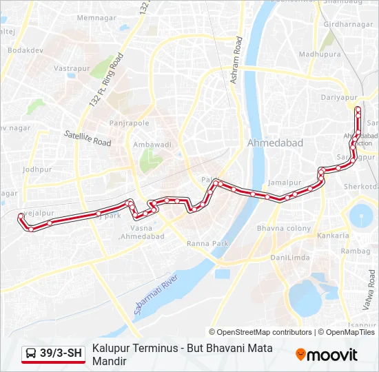 39/3-SH Bus Line Map