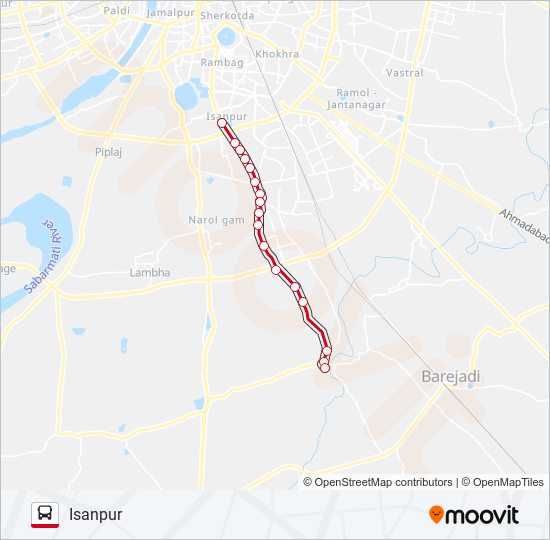 FEEDER-4 bus Line Map