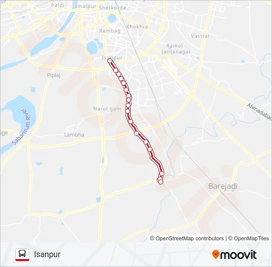 FEEDER-4 Bus Line Map