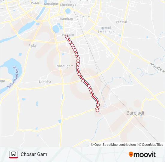 FEEDER-4 Bus Line Map