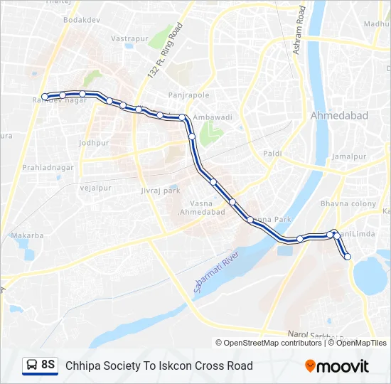 8S Bus Line Map