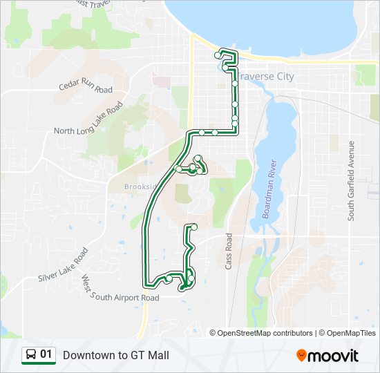 01 bus Line Map