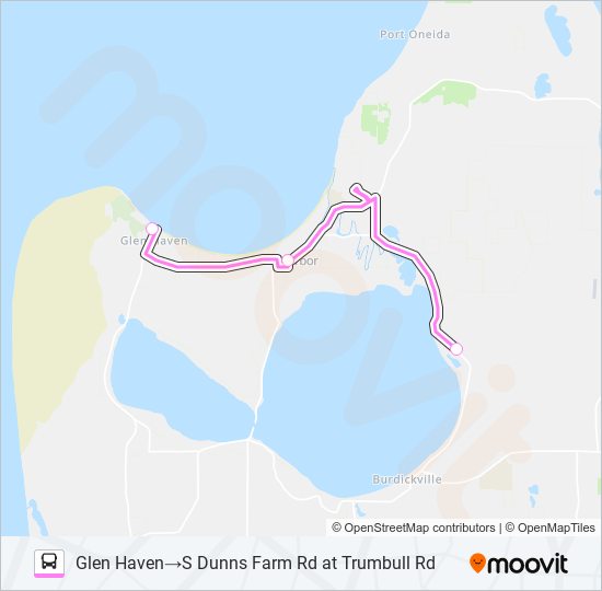 LEELANAU FLEX Bus Line Map