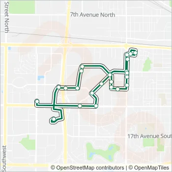 20 Bus Line Map