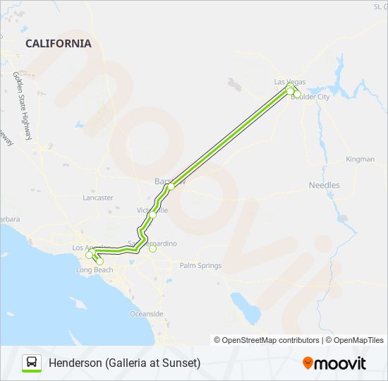 Mapa de FLIXBUS 2030 de autobús