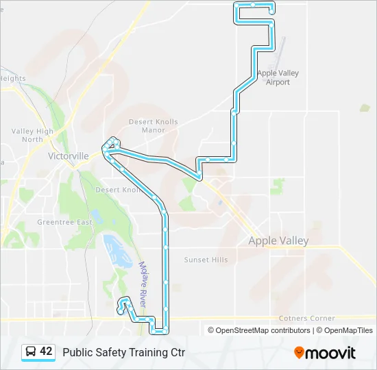 42 Bus Line Map
