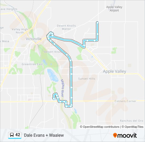 42 Bus Line Map