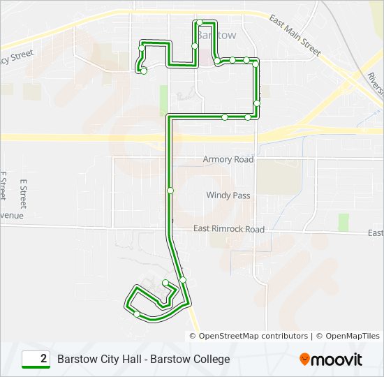 2 Route Schedules, Stops & Maps Barstow City Hall (Updated)