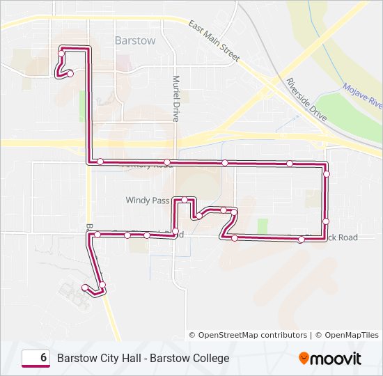 6 Route Schedules, Stops & Maps Barstow City Hall (Updated)