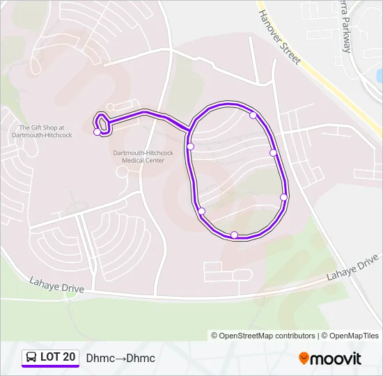 LOT 20 Bus Line Map