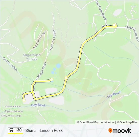 130 Bus Line Map