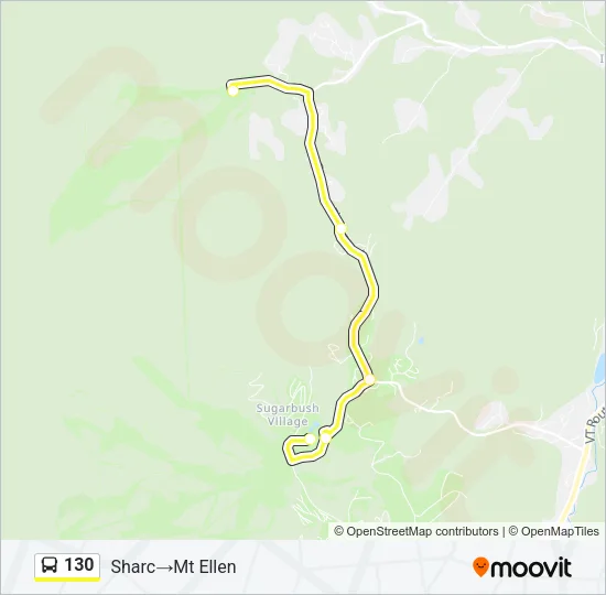 130 Bus Line Map