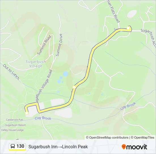 130 Bus Line Map