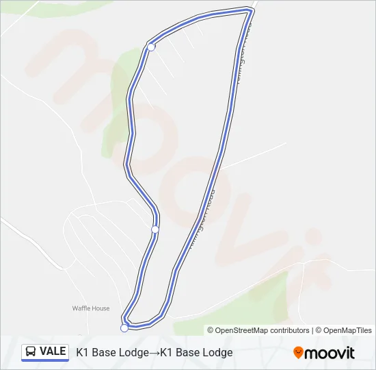 VALE Bus Line Map