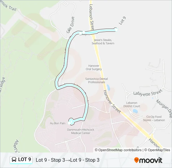 LOT 9 Bus Line Map