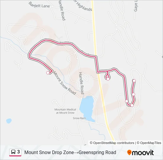3 Bus Line Map
