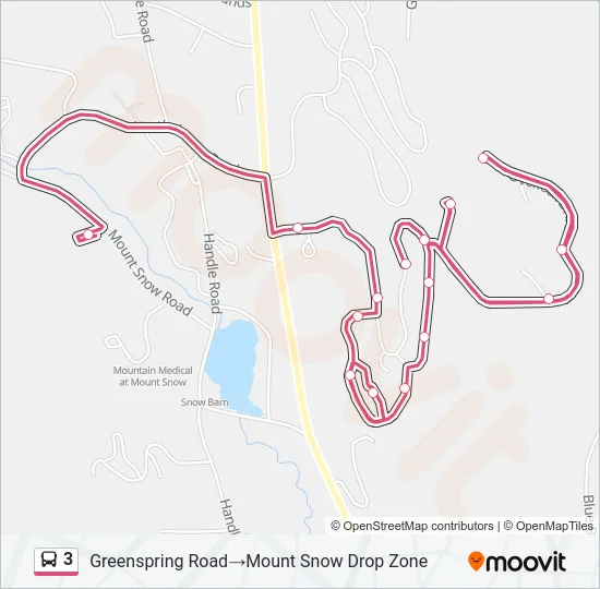 3 Bus Line Map