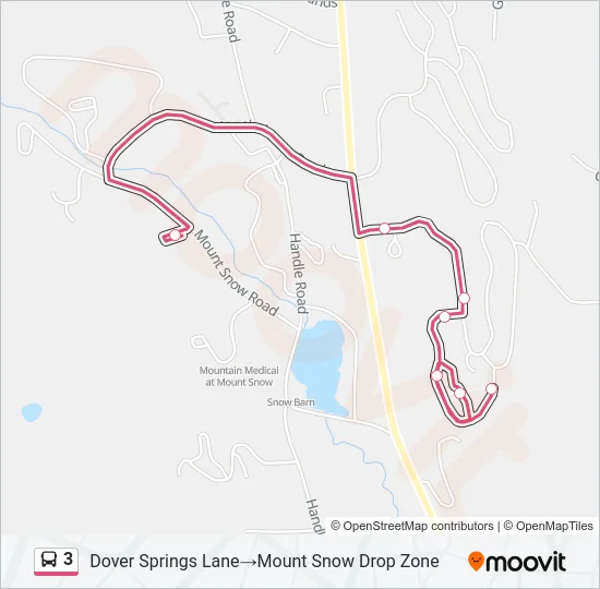 3 Bus Line Map