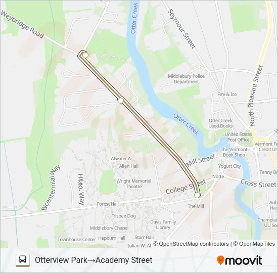 MSB - COLLEGE Bus Line Map