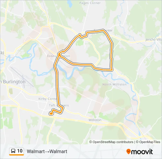 10 Bus Line Map
