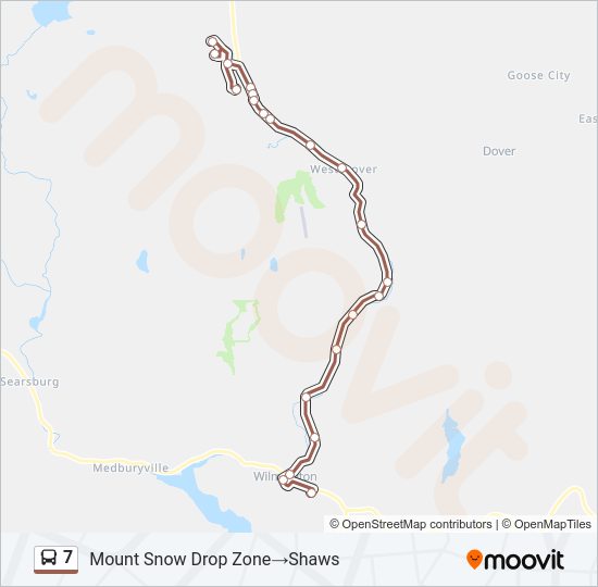 7 bus Line Map