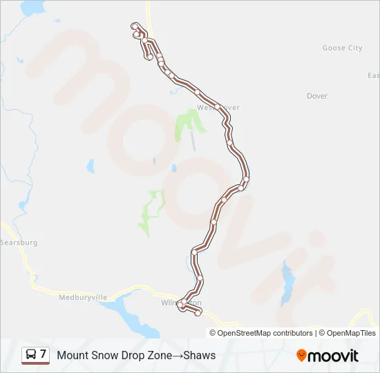 7 Bus Line Map