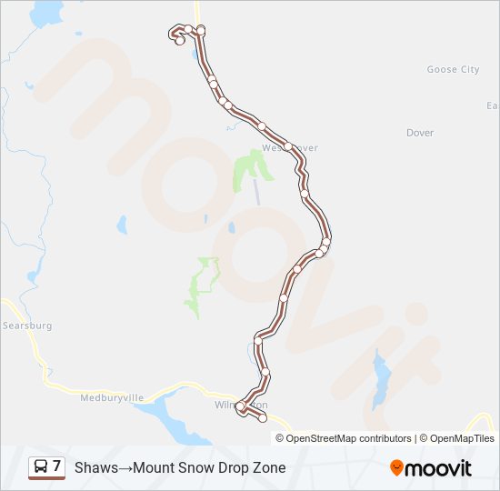 7 bus Line Map