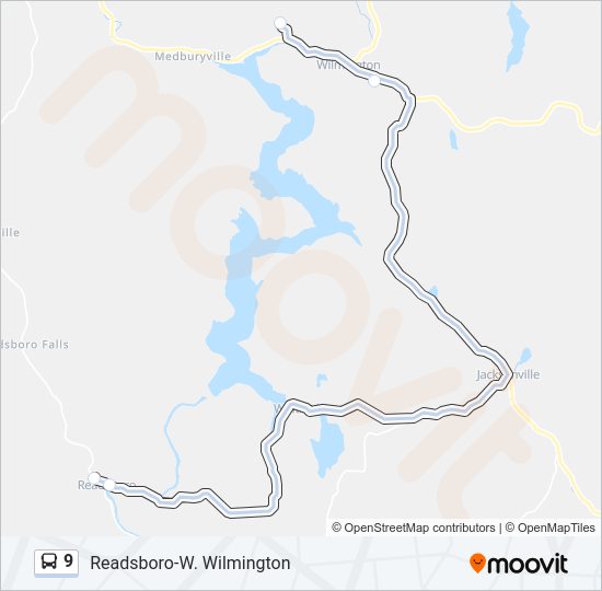 9 Bus Line Map