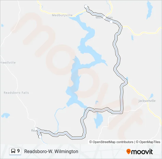 9 Bus Line Map