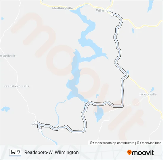 9 Bus Line Map