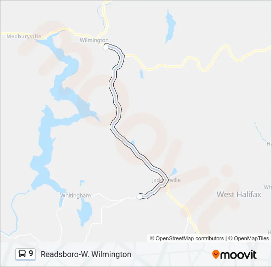 9 Bus Line Map