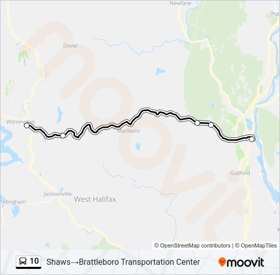 10 Bus Line Map