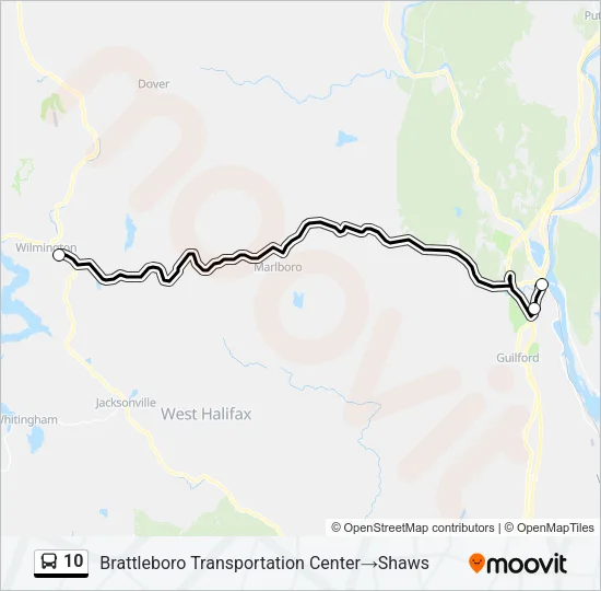 10 Bus Line Map