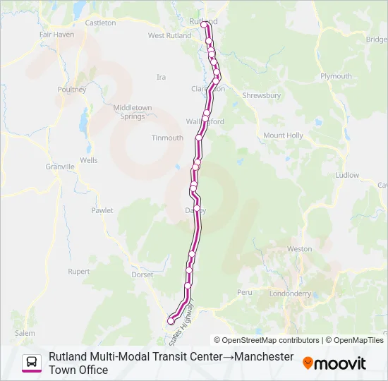 MANCHESTER Bus Line Map