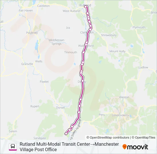 MANCHESTER Bus Line Map