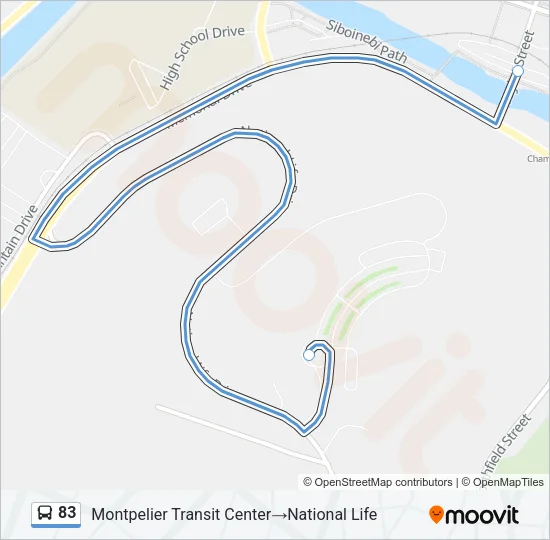 83 Bus Line Map