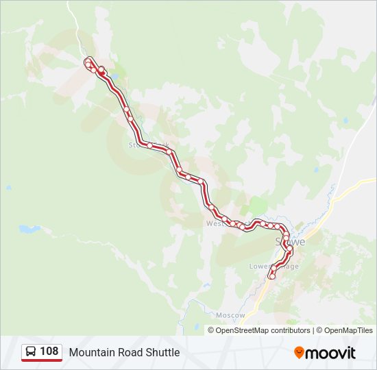 108 Bus Line Map