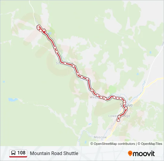 108 Bus Line Map