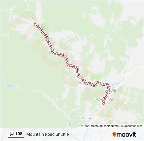 108 Bus Line Map