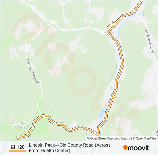 120 Bus Line Map