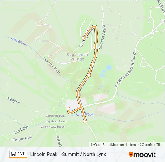 120 Bus Line Map