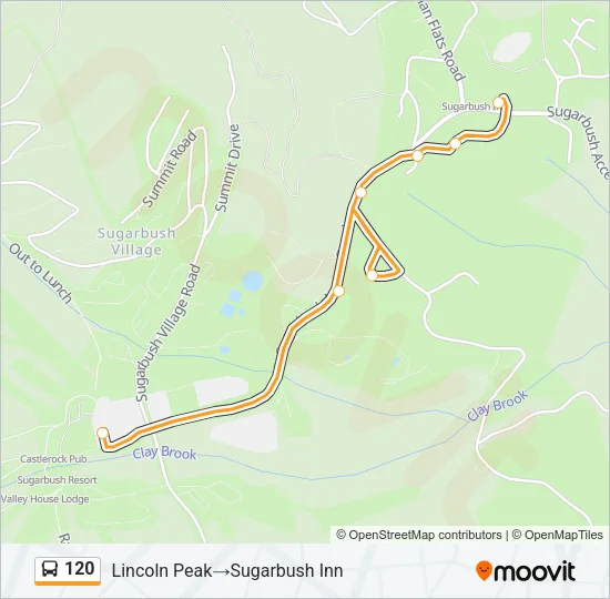 120 Bus Line Map