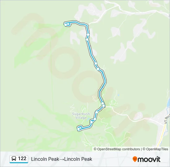 122 Bus Line Map