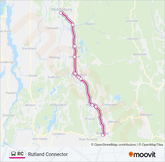 RC bus Line Map