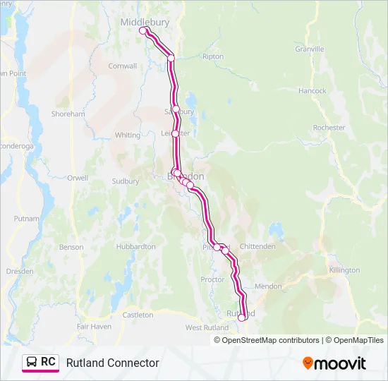 RC Bus Line Map