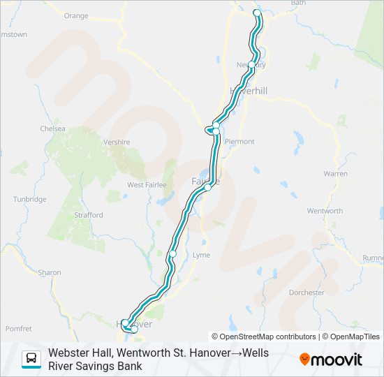 RIVER ROUTE Bus Line Map