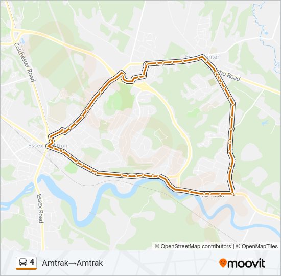 4 Bus Line Map