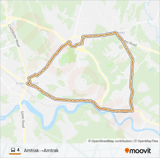 4 Bus Line Map