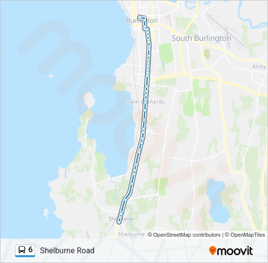 6 Bus Line Map